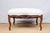 Antique French Upholstered Ottoman For Sale - Image 4 of 6