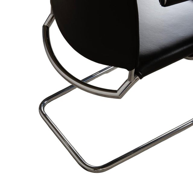 Chairs in Black Leather from Draenert, Set of 6 For Sale - Image 11 of 18