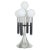 Mid-Century Modern Aluminum Multi-Armed Table Lamp For Sale - Image 10 of 10