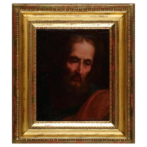 Italian School Artist, Apostle, 1600s, Oil on Canvas, Framed For Sale - Image 6 of 6