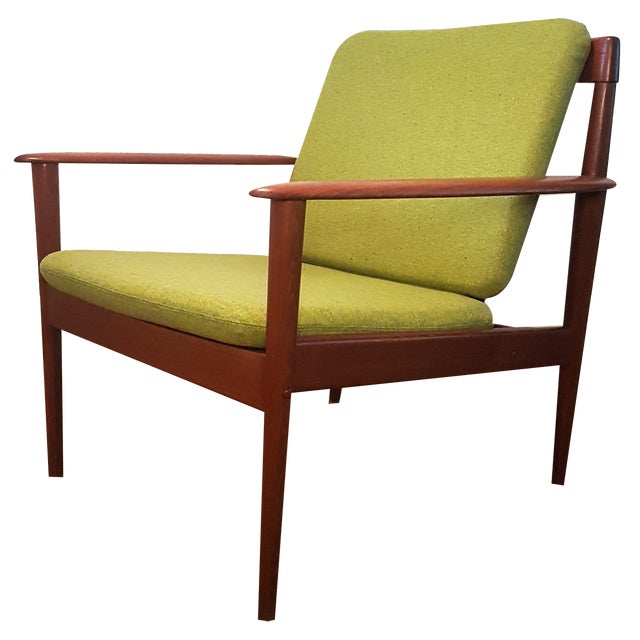 Pj56 Lounge Chair by Grete Jalk for P. Jeppesen Møbelfabrik, 1960s For Sale