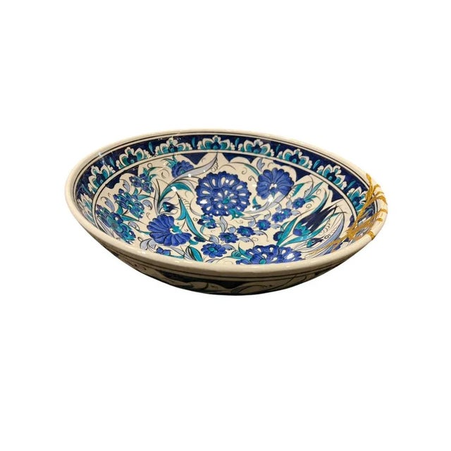 Ceramic Bowl with Gold Kintsugi Repair, 1990s For Sale - Image 9 of 10
