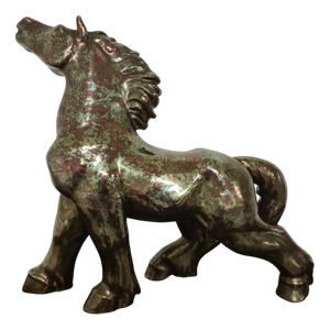 Horse in Glazed Ceramic from Albissola, 1980s