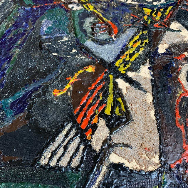 Mid 20th Century Abstact Mixed Media Painting by R.S. Feldman For Sale In New York - Image 6 of 13