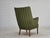 Danish Armchair in Green Furniture Wool & Teak Wood, 1960s For Sale - Image 9 of 18