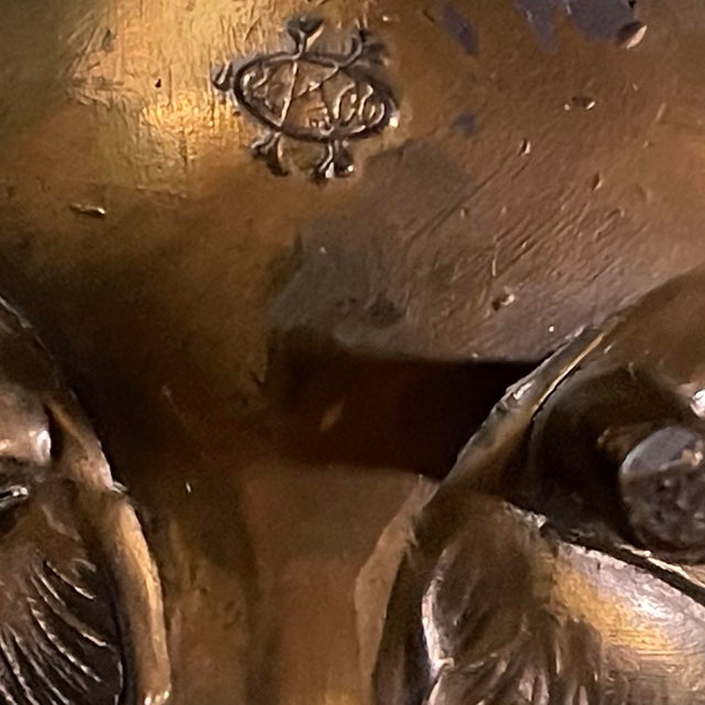 Bronze Early 20th Century Botanical Style Incense Holder For Sale - Image 8 of 11