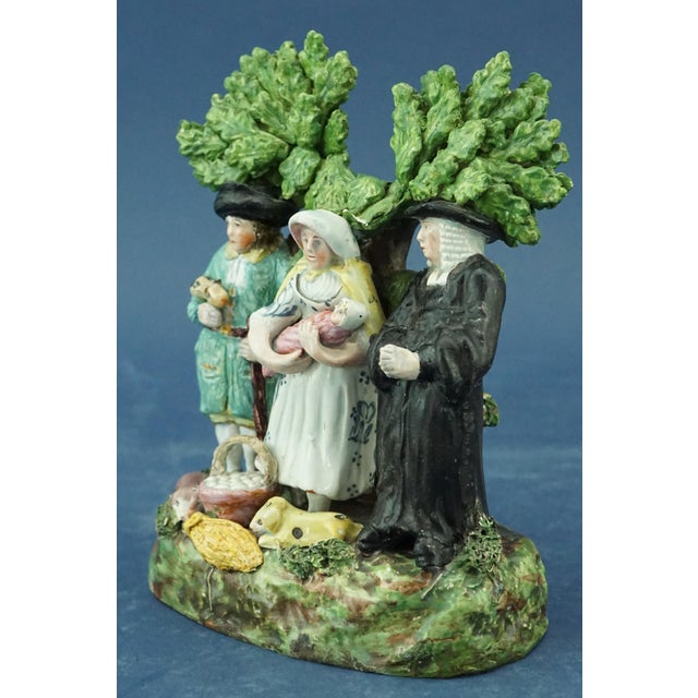 MEASUREMENTS: Height: 17 cm; Width: 13.5 cm; Depth: 8.5 cm CONDITION: Excellent overall condition. Item : Antique ceramic...