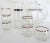 Transparent Mid-20th Century Modern Silver Banded Glass Barware, Dorothy Thorpe Company - Set of 8 Pieces For Sale - Image 8 of 8