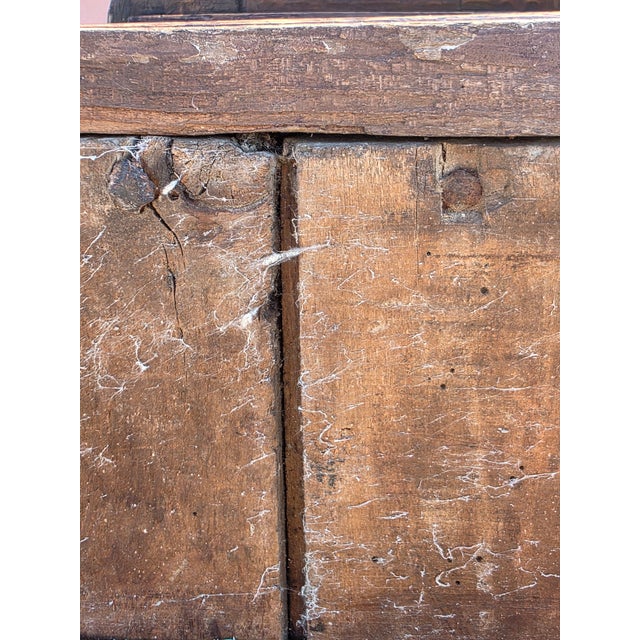 18th Century Rustic Trentino Chest in Carved Wood For Sale - Image 14 of 18