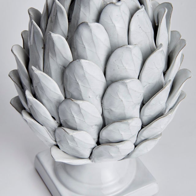 Enhance any space with this handmade ceramic artichoke accent. The reactive glaze and veining details speak to the...