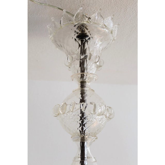 Italian Murano Glass Chandelier, 1950s For Sale - Image 18 of 18