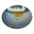 Yalos Casa Murano Italian Contemporary Iridescent Art Glass Bowl For Sale