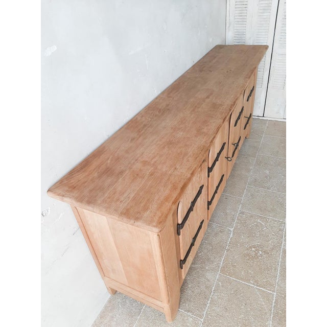 Spanish Oak Credenza, 1940s For Sale - Image 5 of 14