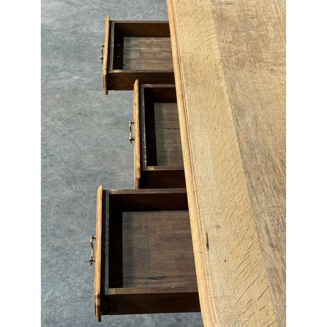 A pretty French Oak Table that I say ‘versatile’ as it could be a smaller dining table, a dressing table, a desk or a...