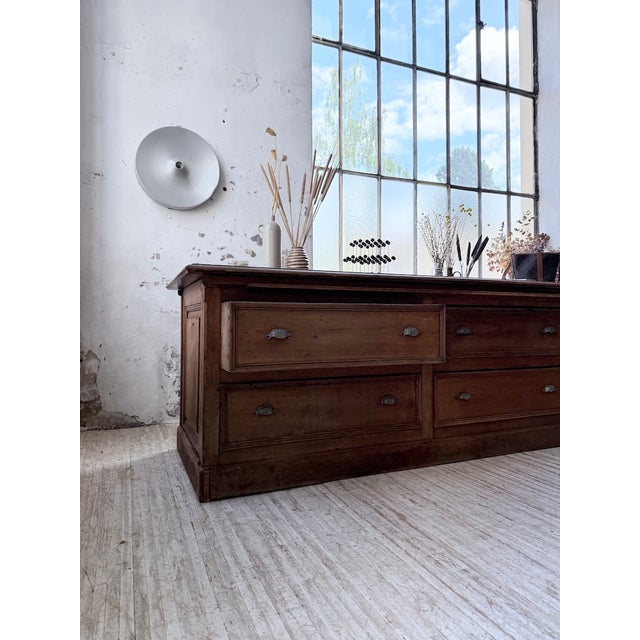 Oak Silk Counter, 1900s For Sale - Image 16 of 18