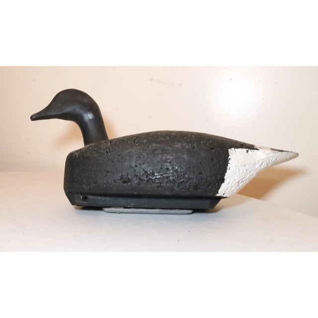 Up for sale is a wonderful vintage hand carved wooden goose duck decoy sculpture made by SGD. It is beautifully carved...