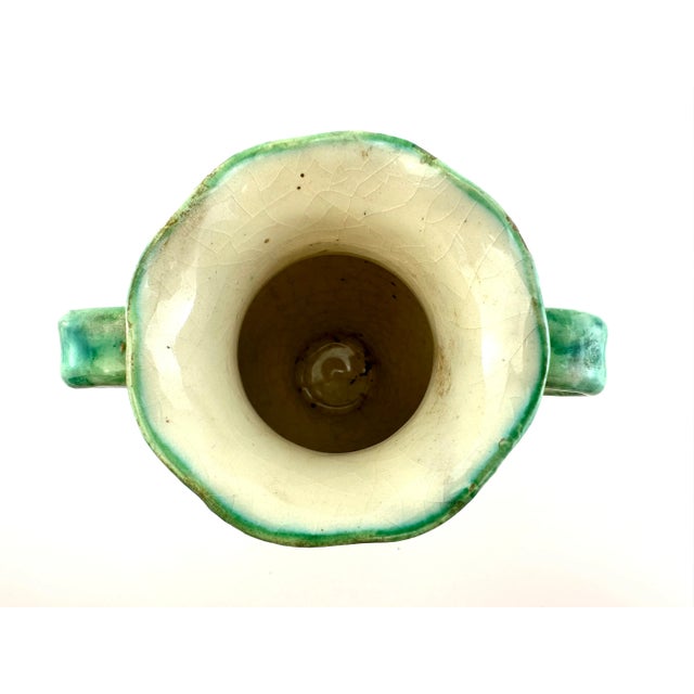 Blue 1960's Mid Century Vintage Italian Vase For Sale - Image 8 of 8