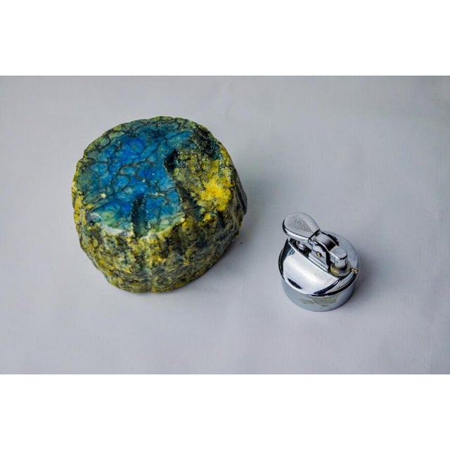 Green Alabaster Lighter by Romano Bianchi, Italy, 1970 For Sale - Image 6 of 8