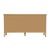 Lennon 60 in. W Rectangular Wood 6 Drawer Rounded Leg Dresser, Light Natural Wood For Sale In Chicago - Image 6 of 8