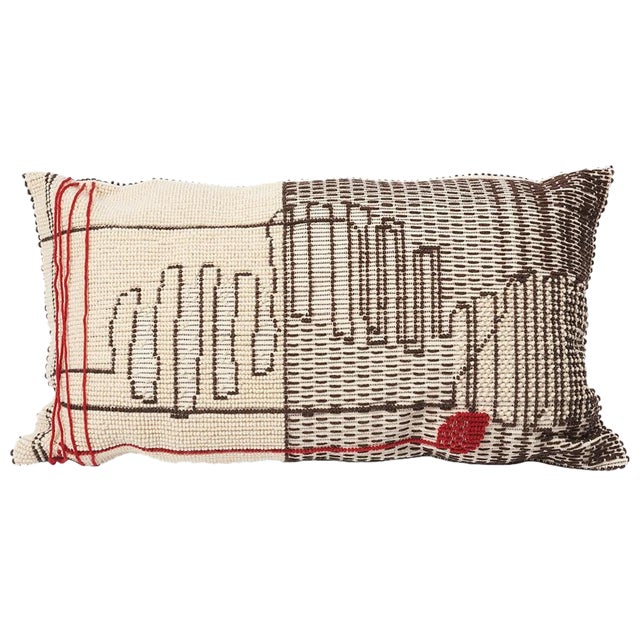 Schumacher Artigianale Italian Handwoven Cactus Red 47 Oversized Floor Pillow Chairish