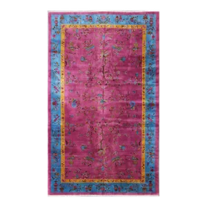 Grandiose Chinese Art Deco Rug in Vibrant Colors 10'10'' X 17'3''