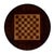 2020s Francis 32 in. W Round Pedestal Base Game Table, Cherry For Sale - Image 5 of 6