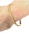 Metal 14k Gold Bangle Bracelet Vintage For Sale - Image 7 of 8