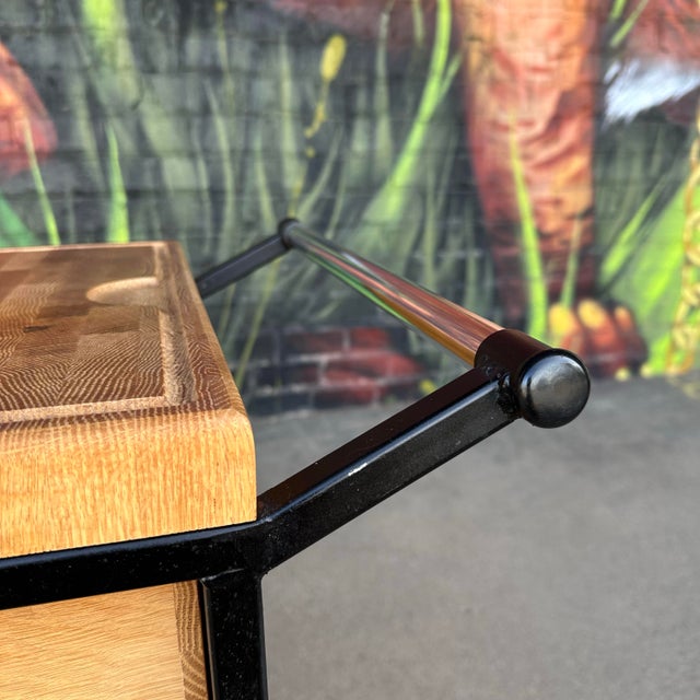 Vintage Arthur Umanoff Bar Cart For Sale - Image 11 of 12