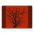 Vintage Florentine Red Coral Lacquered Cork Placemat – Handmade in Firenze, Italy For Sale