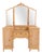 Pine Dressing Table with Mirror, 1920s For Sale