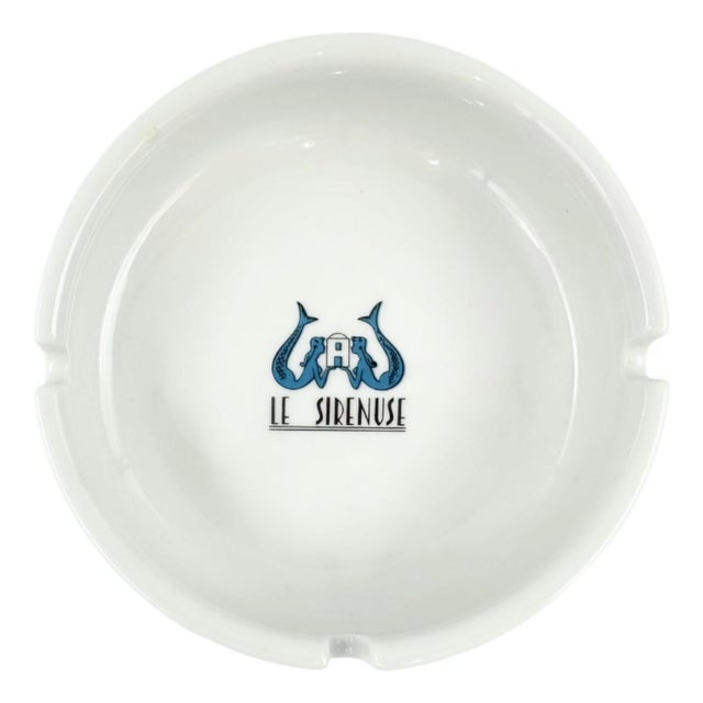 Vintage Le Sirenuse Hotel Positano Ashtray Richard Ginori Italian Porcelain For Sale