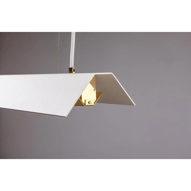 Small Misalliance Ex Pure White Suspended Light by Lexavala For Sale - Image 4 of 5