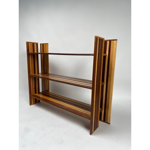 Brown Mop Bookcase attributed to Afra & Tobia Scarpa for Molteni, Italy, 1974 For Sale - Image 8 of 10