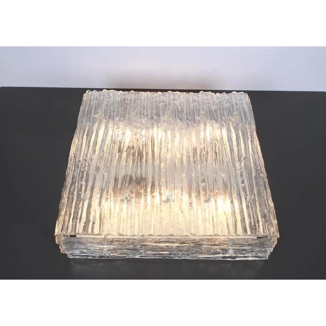 Large Austrian Murano Glass Flush Mount from Kalmar, 1960s For Sale - Image 17 of 18