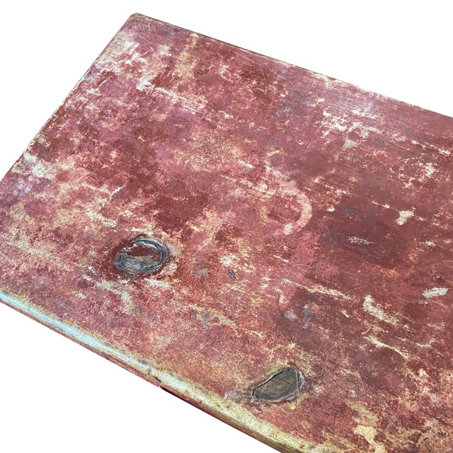 Qing Dynasty (Pre-1900) Lightweight Lacquered Leather Trunk. For Sale - Image 11 of 12