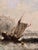 Blue Clarkson Stanfield–Dramatic English Lighthouse Seascape W/ French Ship-19th Century Oil Painting For Sale - Image 8 of 13