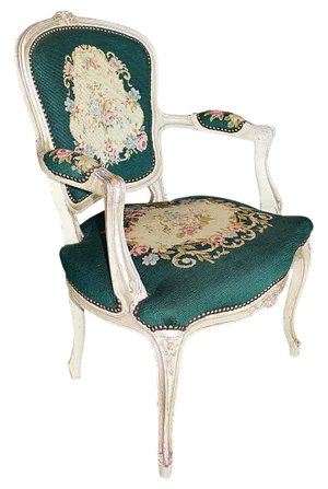 French Louis XV-Style Fauteuil
