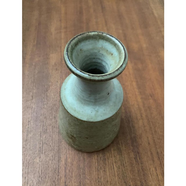 Mid-Century Modern Mid-Century Danish Studio Pottery Minimalist Vase from Søholm, 1960s For Sale - Image 3 of 17