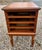 Traditional Side Table With Storage of Four Folding Serving Tray Stands Solid Birchwood For Sale - Image 3 of 13