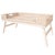 Artifacts Rattan Breakfast Tray Table in White Wash For Sale - Image 9 of 9
