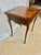 French 19th Century French Louis XV Walnut One Drawer Side Table For Sale - Image 3 of 12