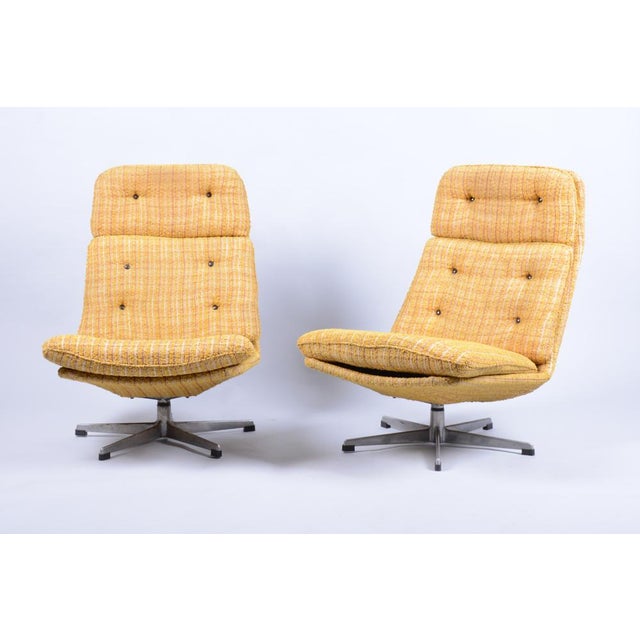 Set of Mid-Century Modern Swivel Chairs by Gerald Neusser, 1960s For Sale - Image 6 of 6