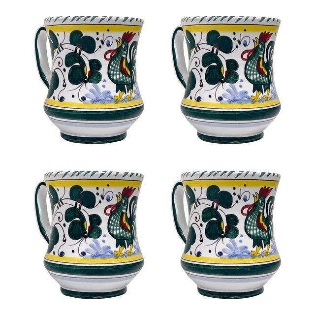 Orvieto Curved Mug, Set of 4 For Sale