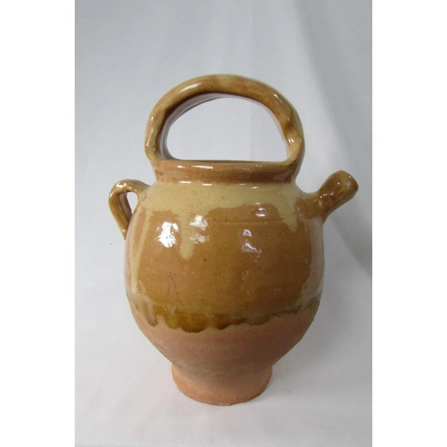 Ceramic Small Terracotta Jug by Gaittte Gargoulette For Sale - Image 7 of 7