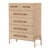 Four Hands Rosedale 6 Drawer Tall Dresser, Yucca Oak Veneer For Sale
