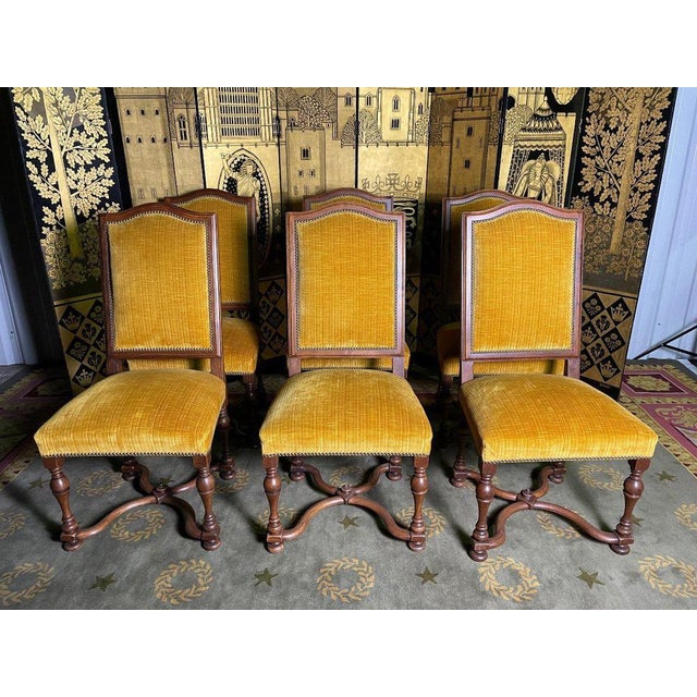 Louis XIII Chairs, Set of 6 For Sale - Image 12 of 12