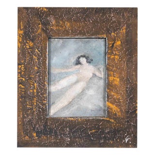 Luigi Granetto, Neruda's Friend, Oil on Paper, 1998, Framed For Sale