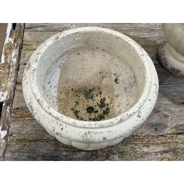 Vintage Stone Planters, 1970s, Set of 2 For Sale - Image 3 of 4