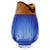 Wood Iris Blue Frida with Cuts Stacking Vase by Pia Wüstenberg For Sale - Image 7 of 7