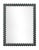 Contemporary Fleur Home Carnival Chaos Rectangle Mirror in Gunmetal, 24x36 For Sale - Image 3 of 3